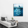 It's What You Do In The Dark That Puts You In The Light Canvas Wall Art, Motivational Decor