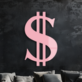 Dollar Sign Metal Wall Art – Money Symbol Modern Decor - KAFGP027