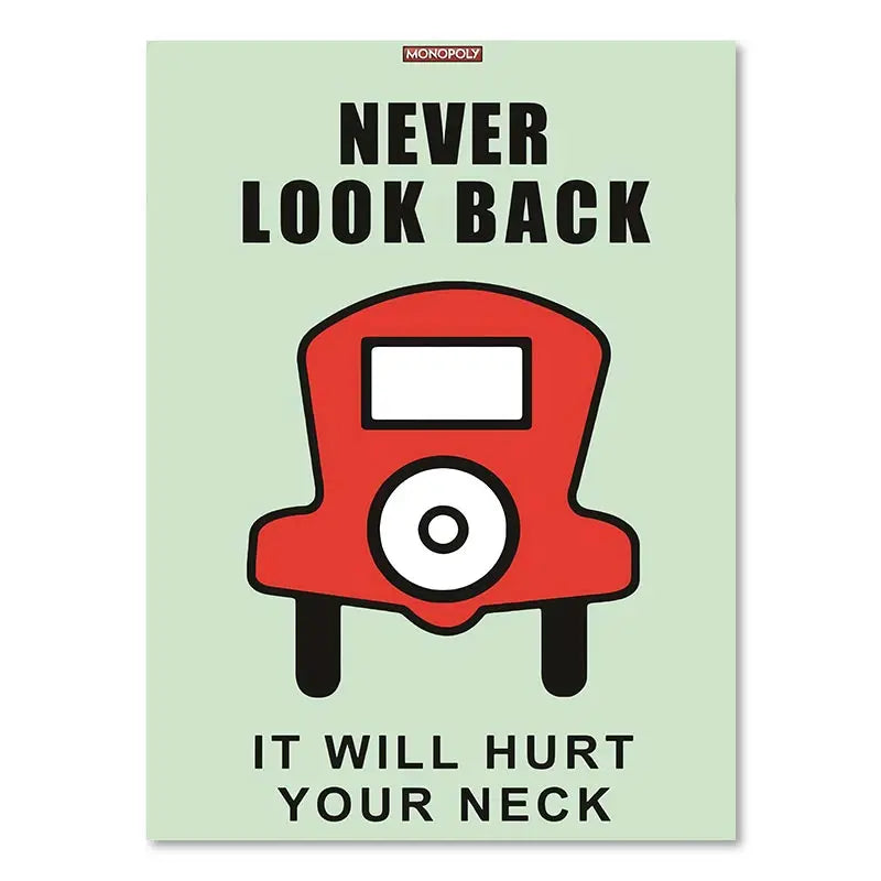 DecorBites™ Monopoly Millionaire Cartoon Canvas Wall Art