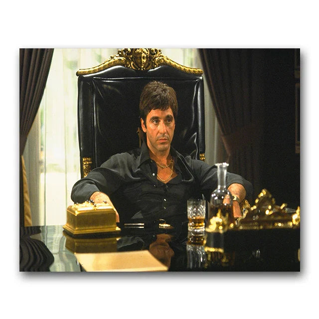 DecorBites™ "Scarface Tony Montana Canvas Wall Art Print"