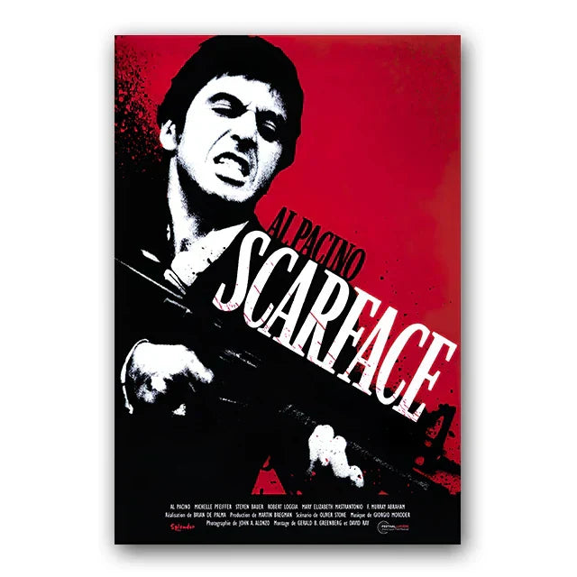 DecorBites™ "Scarface Tony Montana Canvas Wall Art Print"