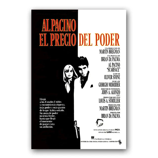 DecorBites™ "Scarface Tony Montana Canvas Wall Art Print"