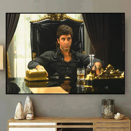 DecorBites™ "Scarface Tony Montana Canvas Wall Art Print"